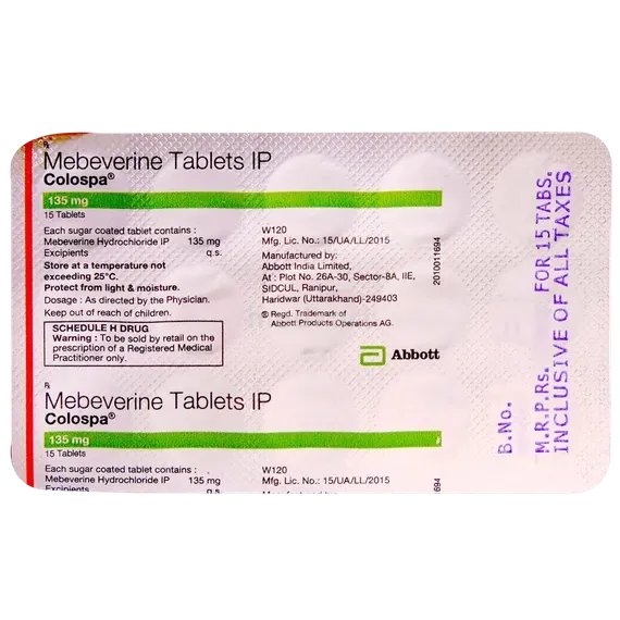 colospa 135mg tablet 15's